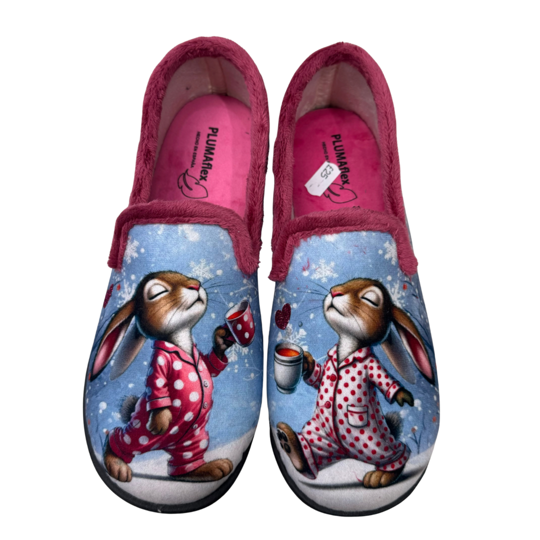 Plumaflex Sleepy Bunny Full Slippers