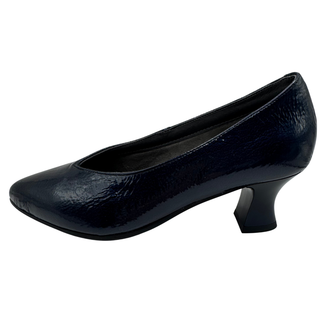 Pitillos Navy Patent Heels