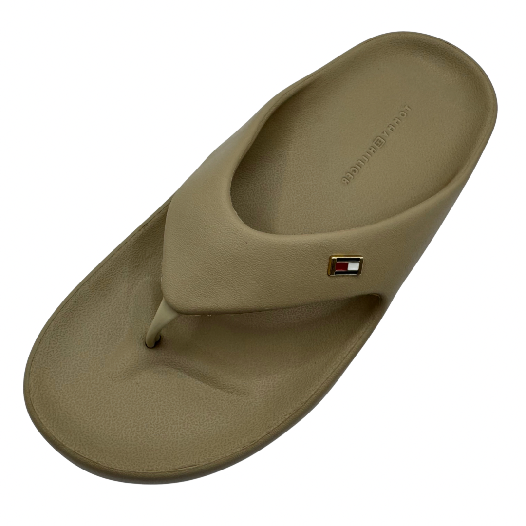 Tommy Hilfiger Beige Flip Flops