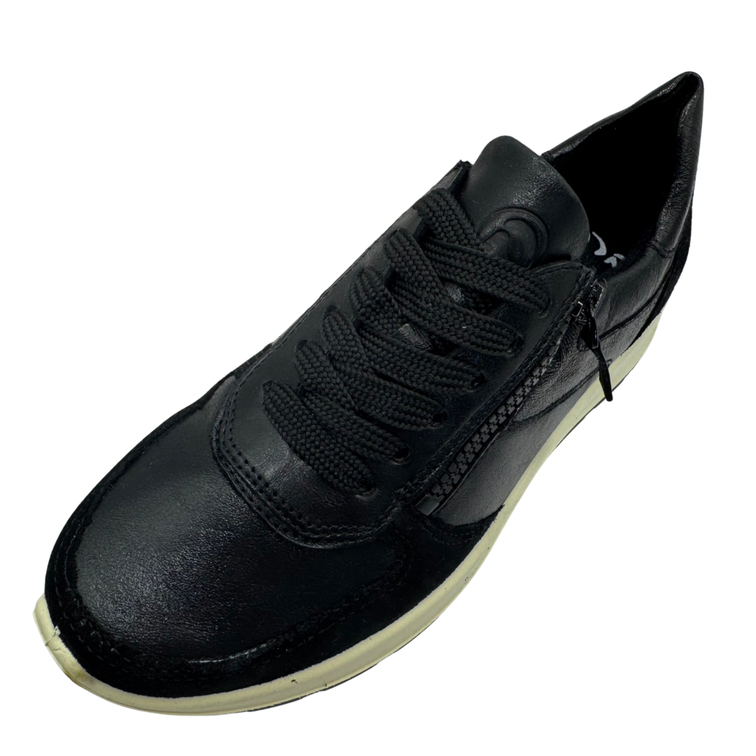 Ara Black Trainers with Shimmer Detail