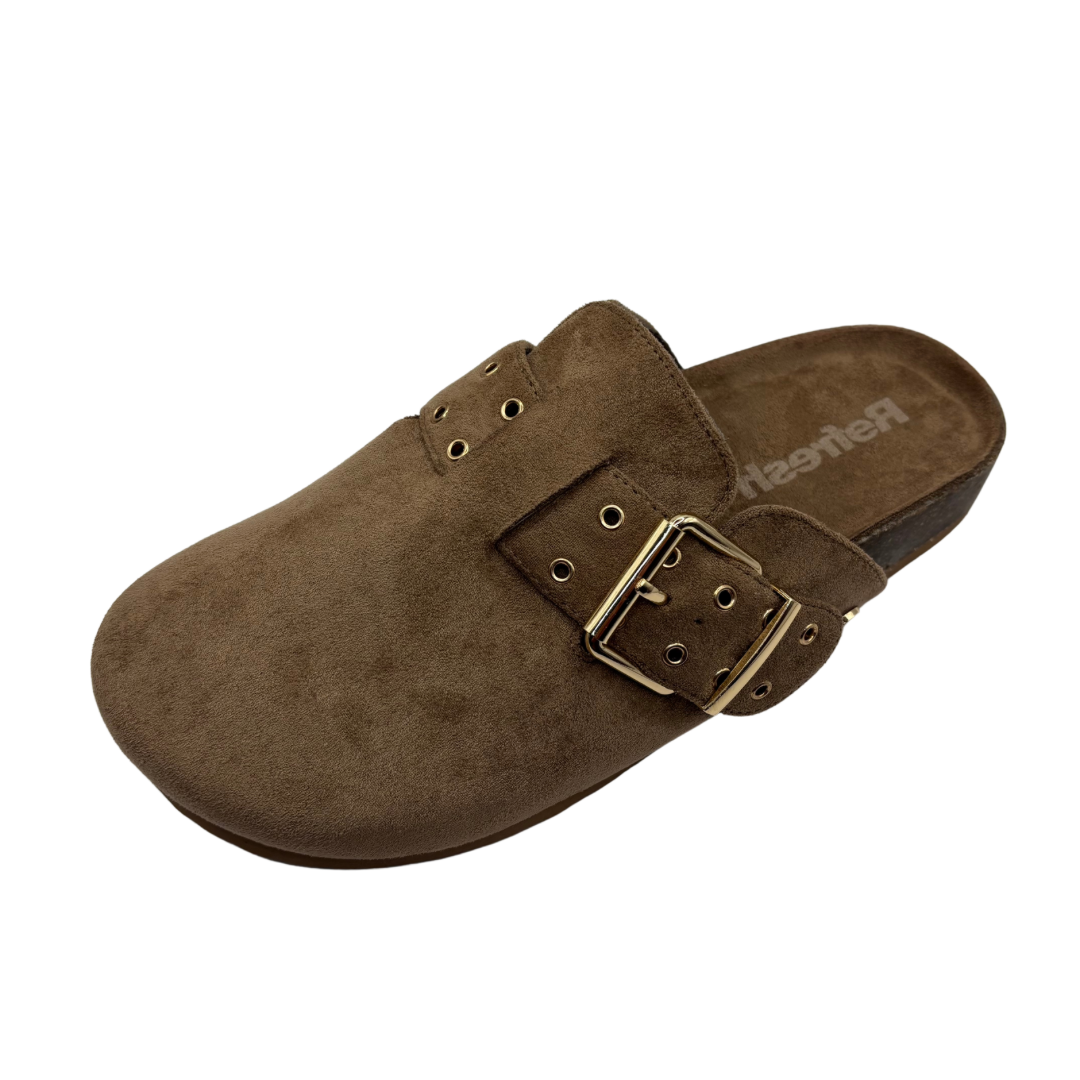 Refresh Taupe Slip on Mule