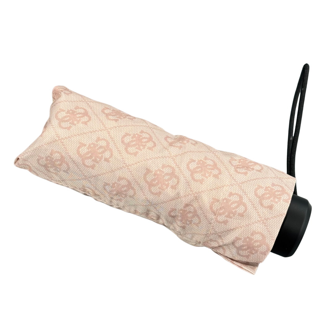 Guess Two Toned Pink Small Compact Umbrella