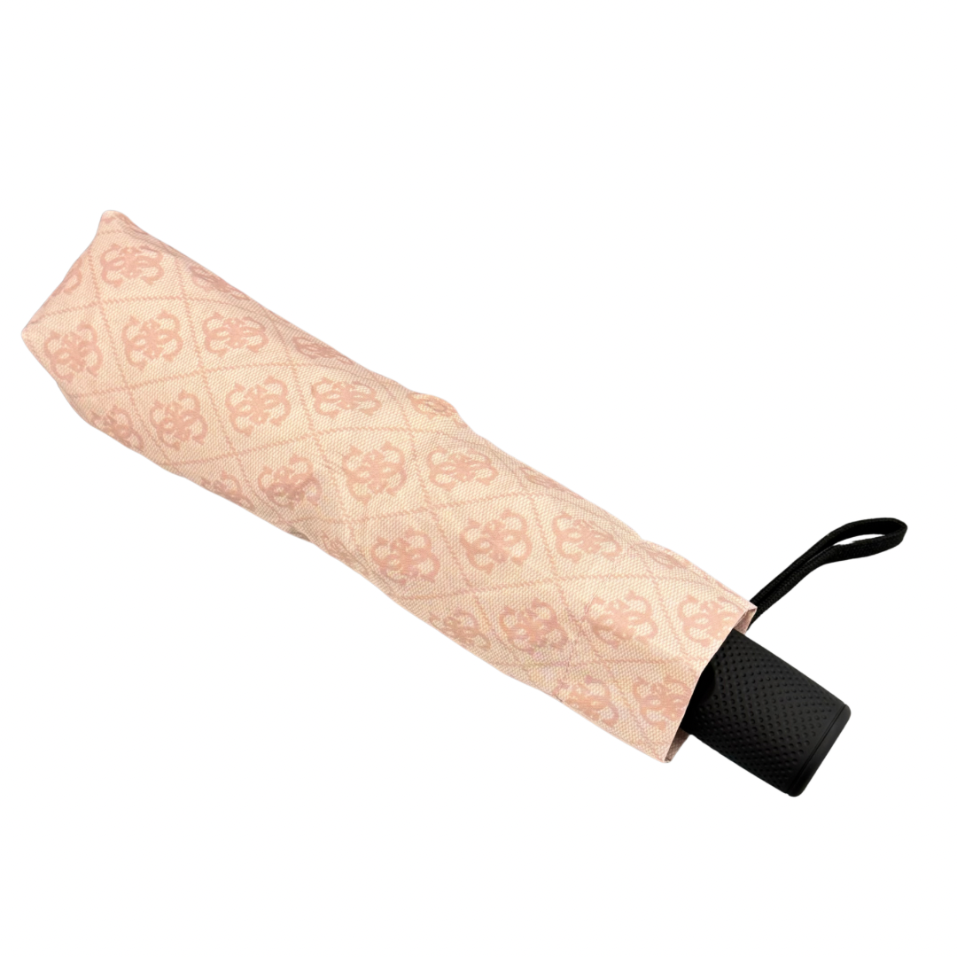 Guess Two Toned Pink Large Compact Umbrella