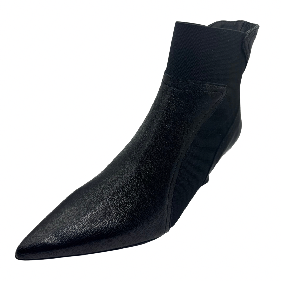 Marian Black Pointed Heeled Boots