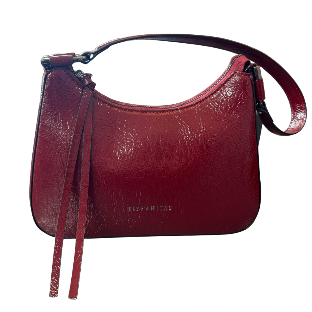 Hispanitas Red Patent Shoulder Bag