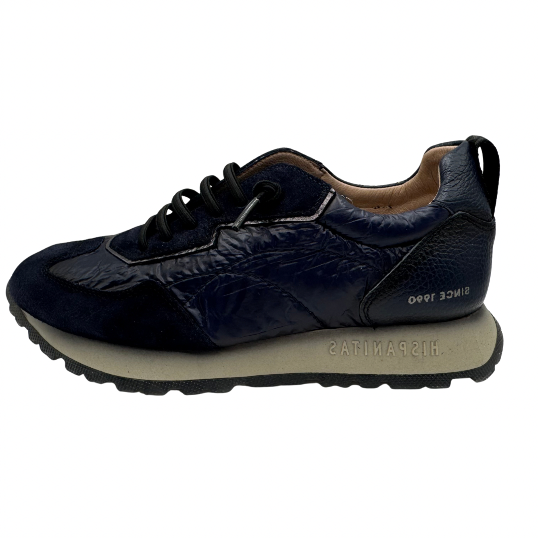 Hispanitas Navy Trainers with Elasticated Laces