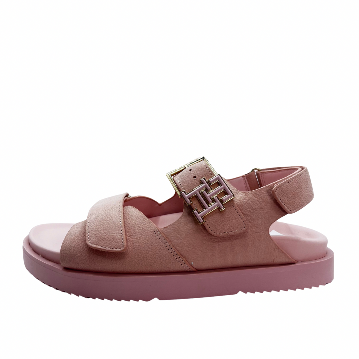 Tommy Hilfiger Pink Sandals with Velcro Strap