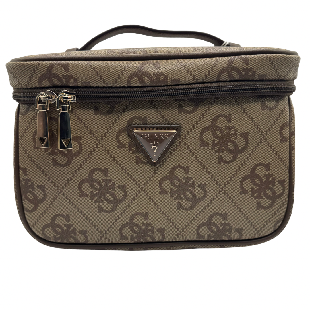 Guess Latte Logo Vanity Case