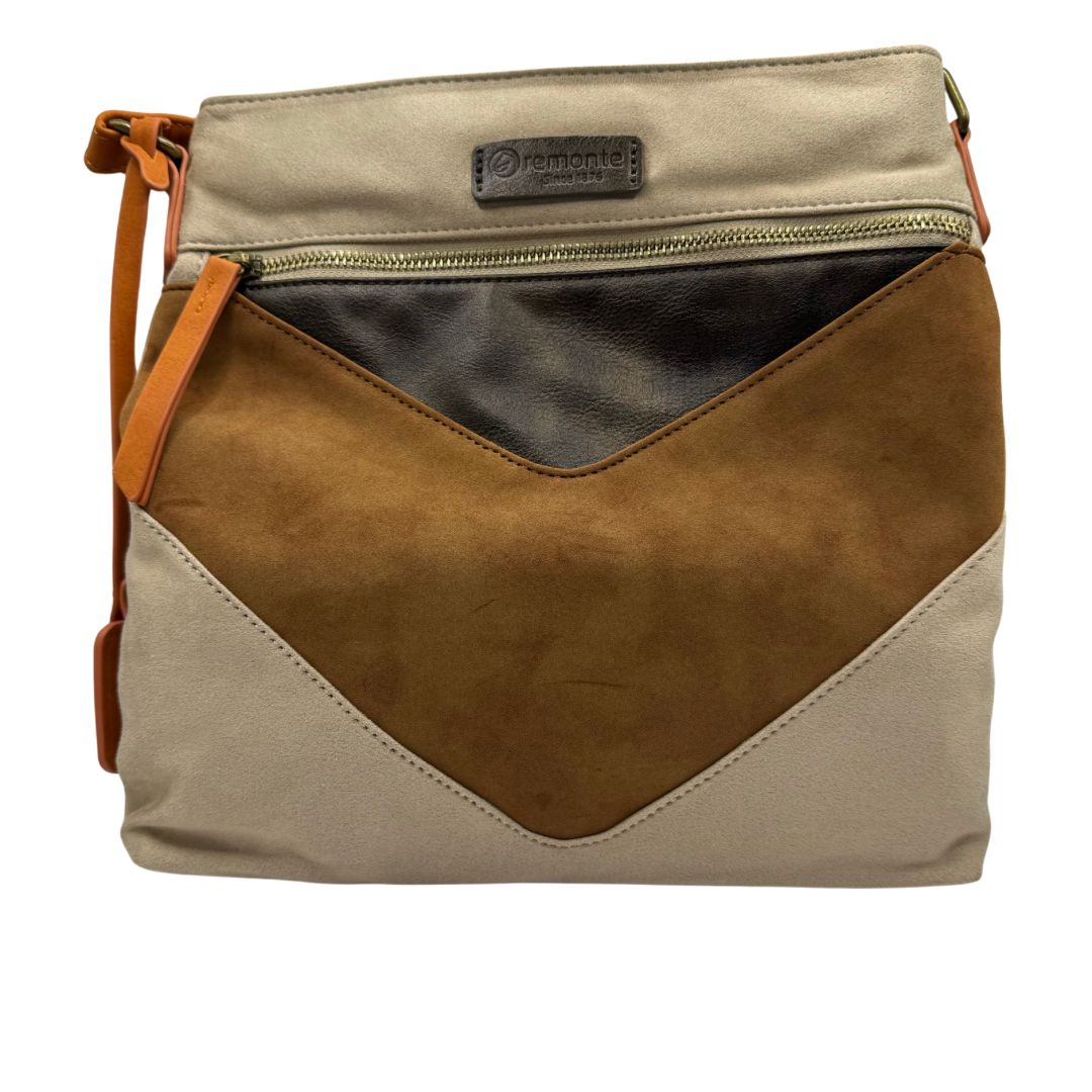 Remonte Beige &amp; Brown Crossbody Bag