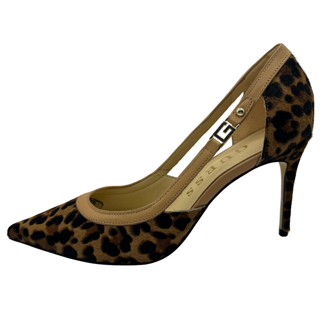 Guess leopard pumps best sale