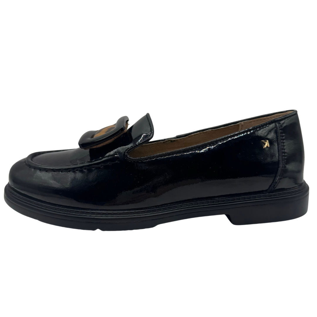 Kate Appleby Black Patent Loafers