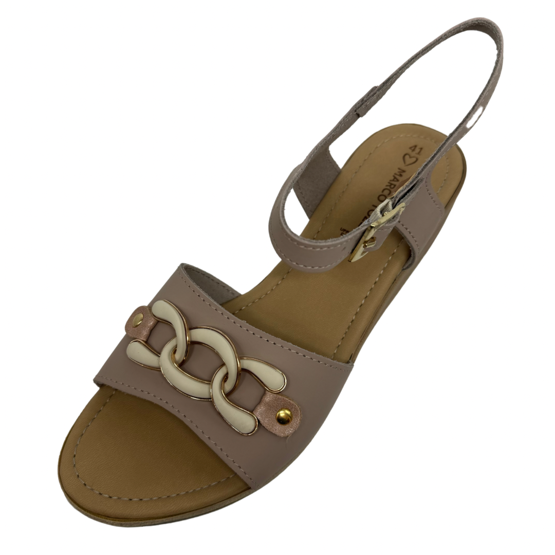 Marco Tozzi Rose Leather Wedge Sandals