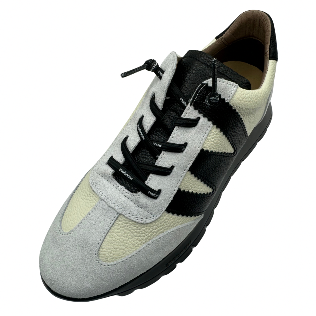 Wonders Cream, Grey &amp; Black Trainers