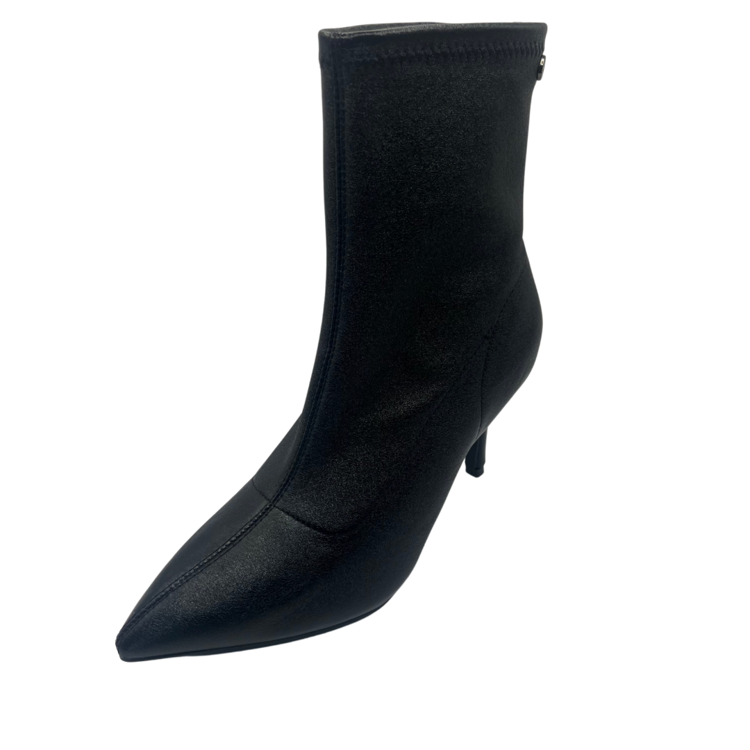 XTI Black Shimmer Heel Boot