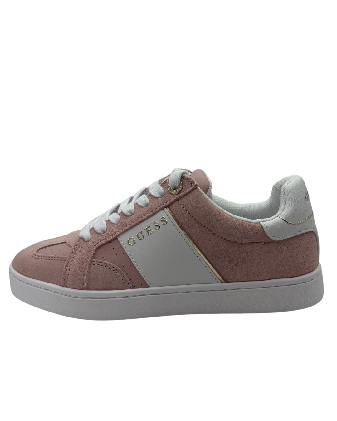Guess Pink and White Trainer