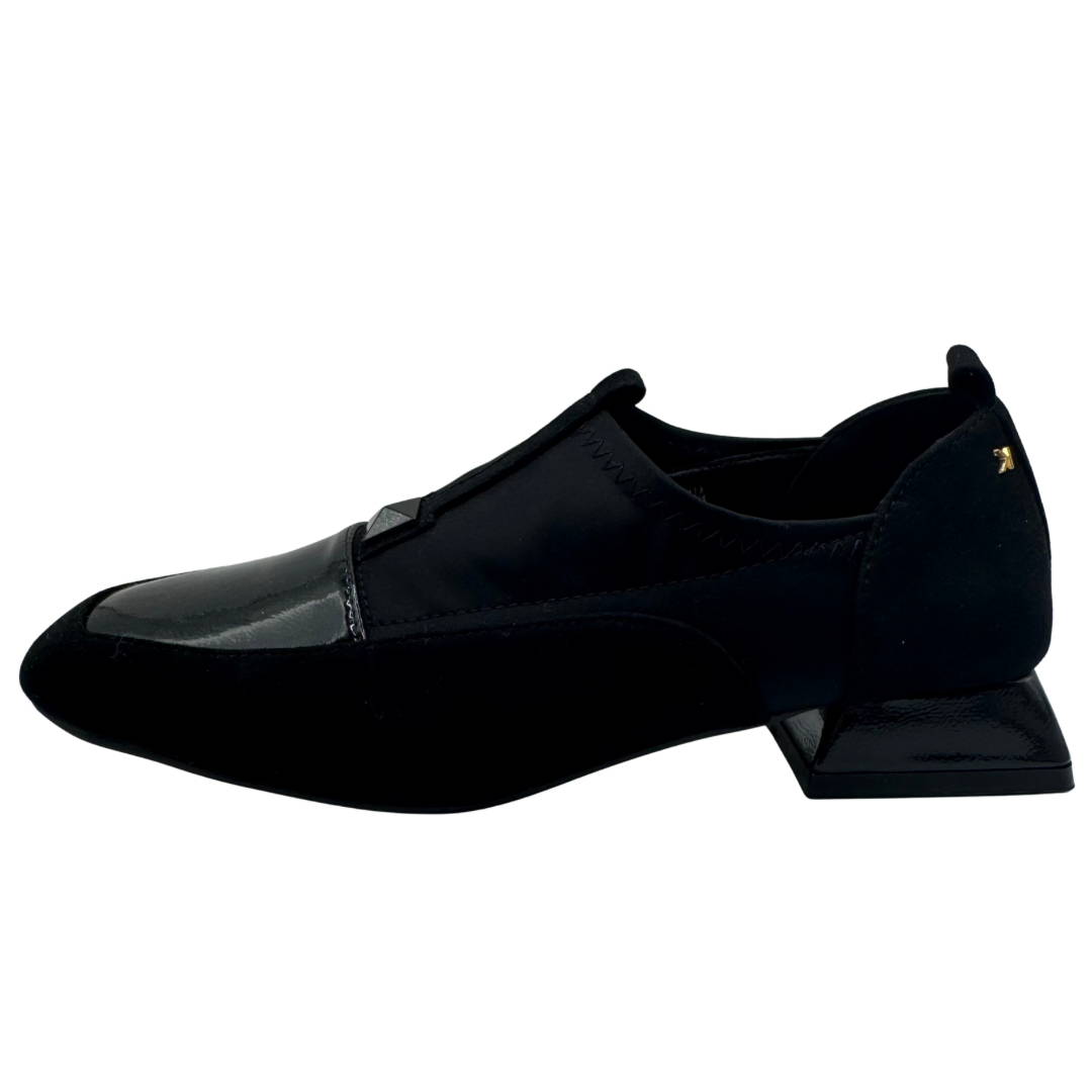 Kate Appleby Black Shoe with Front Zip