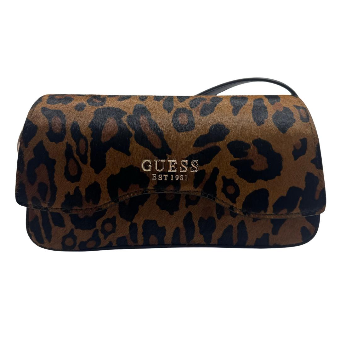 Guess Leopard Print Shoulder Bag