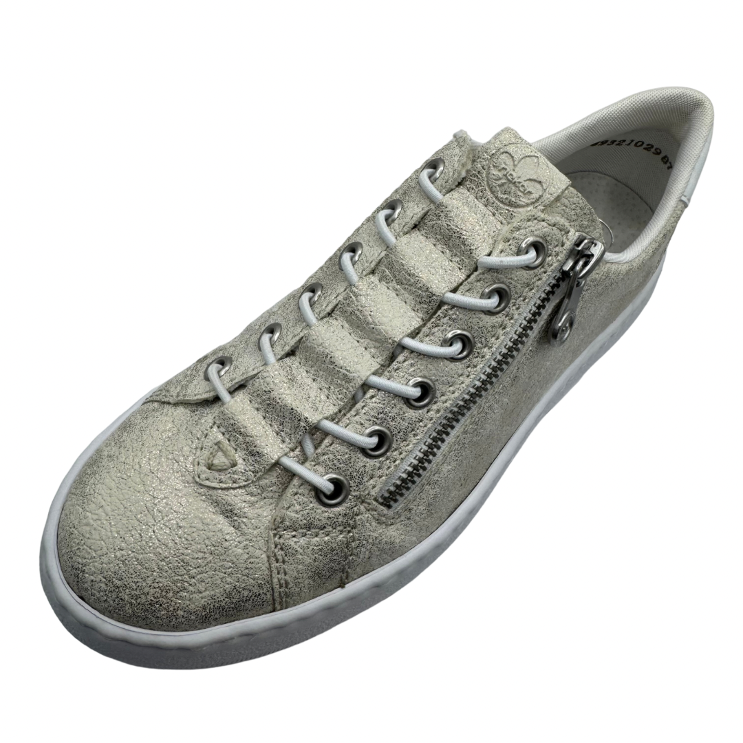 Rieker Light Gold Shimmer Trainers