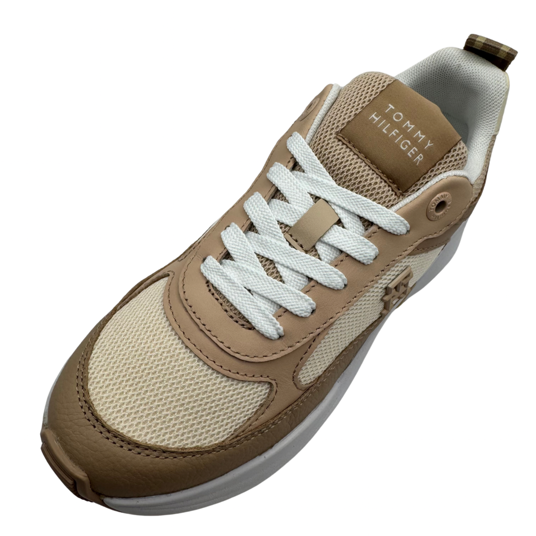 Tommy Hilfiger Cream, Beige &amp; Nude Chunky Trainers