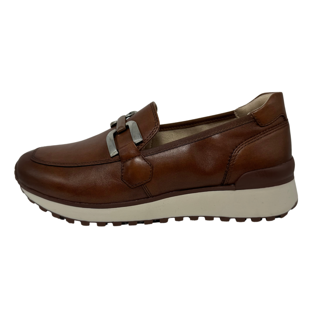 Caprice Cognac Loafer Shoes