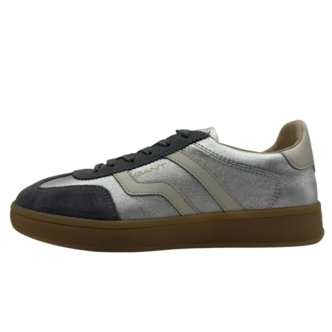 Gant Metallic Silver &amp; Grey Trainers