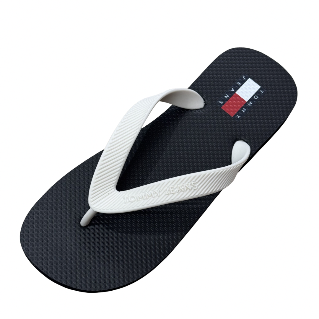 Tommy Jeans Black Flip Flops