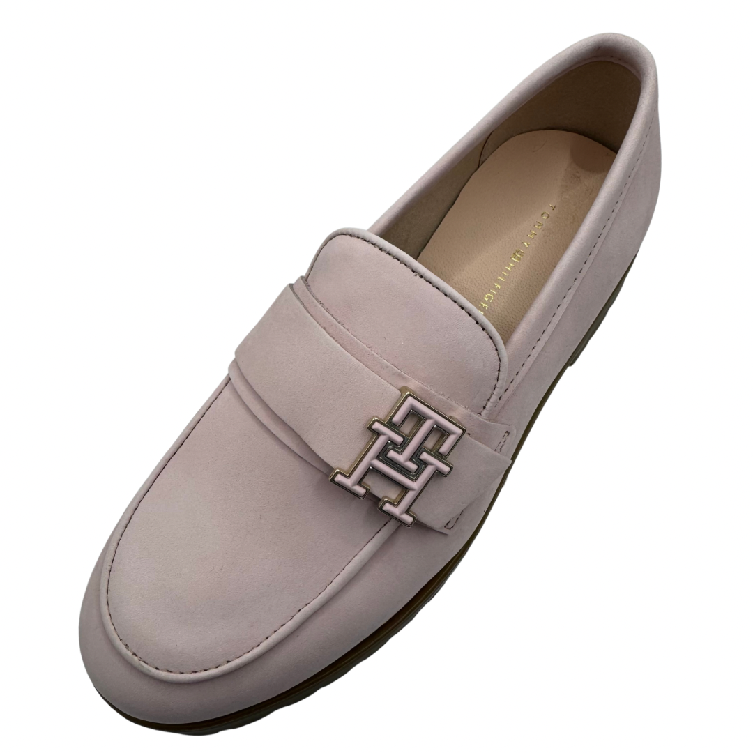 Tommy Hilfiger Pink Suede Loafers