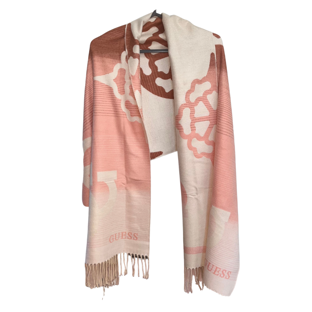 Guess Pink Reversible Scarf