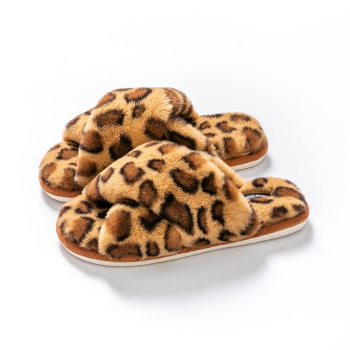 Cheetah Print Slippers