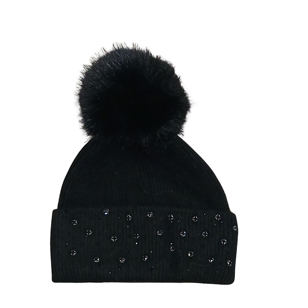 Black Diamnte Band Hat